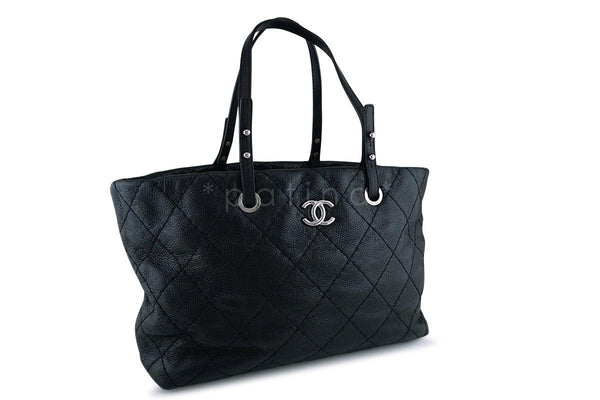 Chanel Black On the Road Large Quilted Classic Tote Bag - Boutique Patina