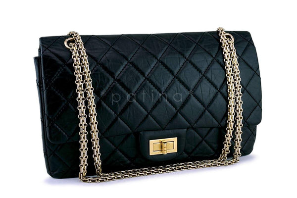 Chanel Black Reissue Large 227 2.55 Classic Flap Bag - Boutique Patina