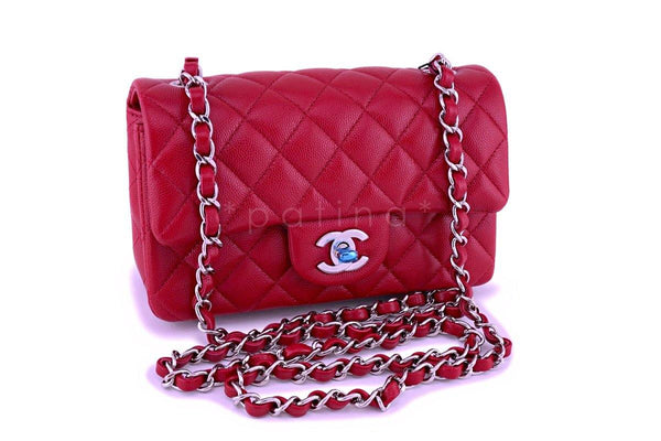 NIB 18B Chanel Dark Pink Caviar Red O Case Clutch Pouch Bag SHW –  Boutique Patina