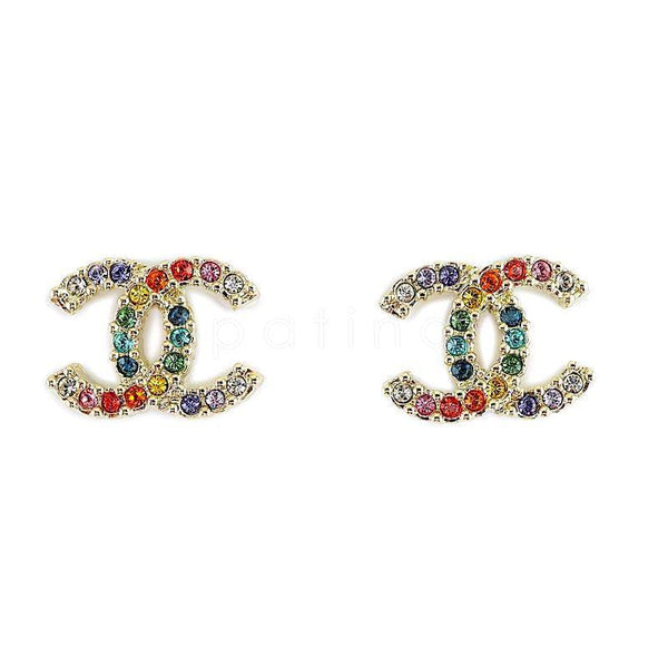 Chanel resin cc earrings - Gem