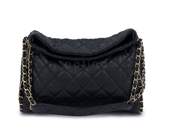 Chanel Vintage Black Jumbo CC Soft Classic Shopper Tote Bag – Boutique  Patina