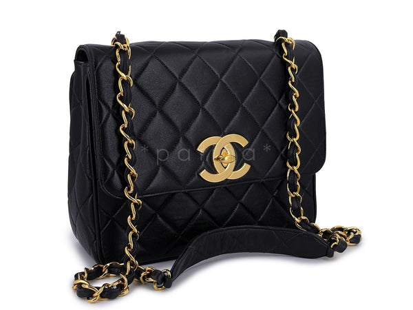 Chanel Black Vintage Classic Quilted Flap Camera Case Bag 24k GHW –  Boutique Patina
