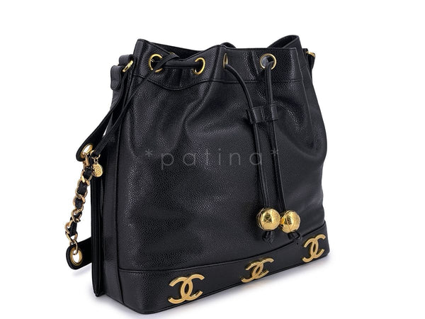 chanel small drawstring bag