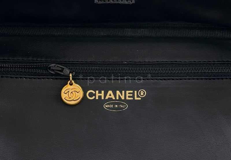 Chanel Black Caviar Lunch Box Vanity Q6A01I0FKB013