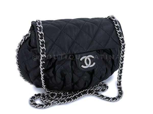 Chanel Black Chain Around Crossbody Flap Bag Medium - Boutique Patina