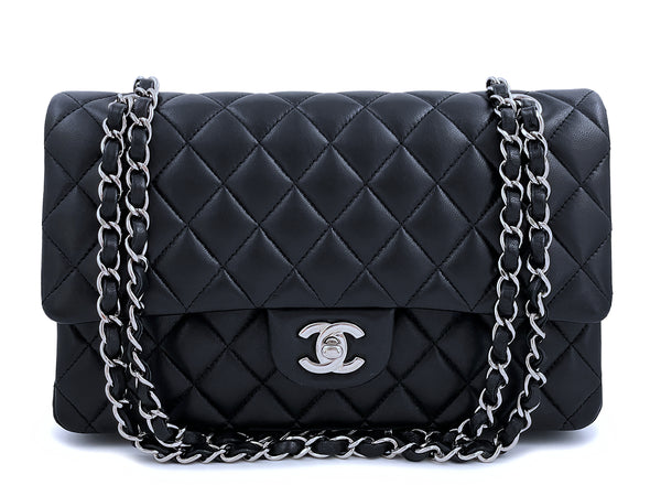 Chanel Patent Leather Classic Flap Bag Deep Sky Blue