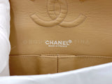 Chanel 02A Vintage Caramel Beige Caviar Medium Classic Double Flap Bag 24k GHW