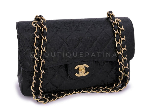 Chanel Blue/White Quilted Perforated Jersey Medium Classic Single Flap Bag  at 1stDibs