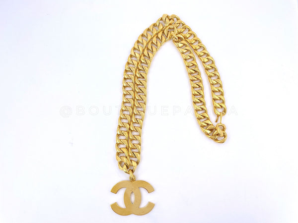 Chanel Vintage 94P Giant Logo Chunky Necklace Belt - Boutique Patina