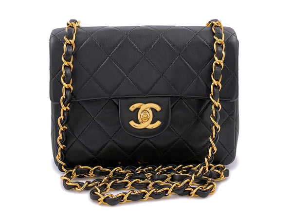 Chanel Vintage Black Caviar Mademoiselle Vertical Kelly Flap Bag 24k GHW - Boutique  Patina