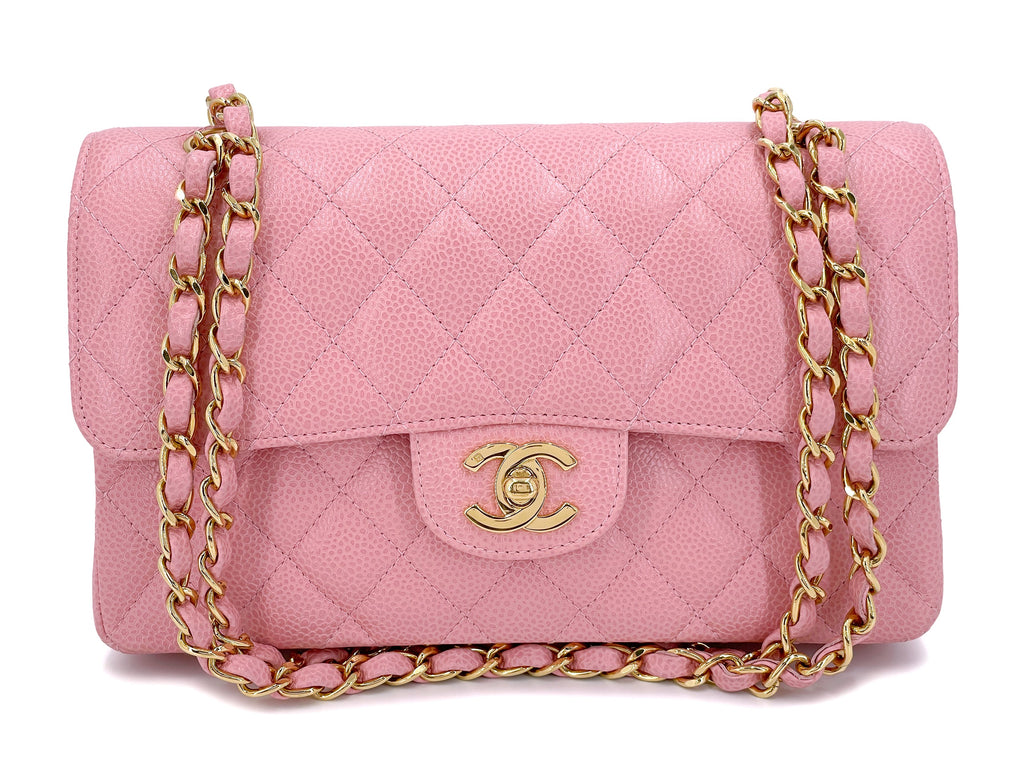 Chanel Classic Quilted WOC Crossbody Bag Light Pink in Leather with Gold-tone  - US