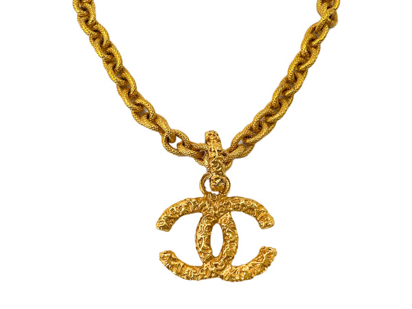 Chanel 93A Vintage Lava Choker Statement Necklace