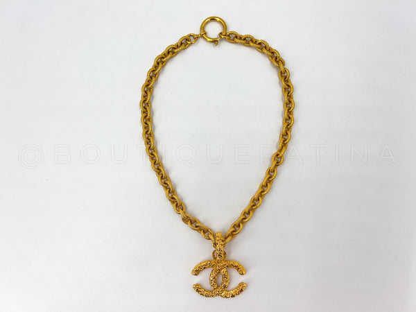 Chanel 93A Vintage Lava Choker Statement Necklace