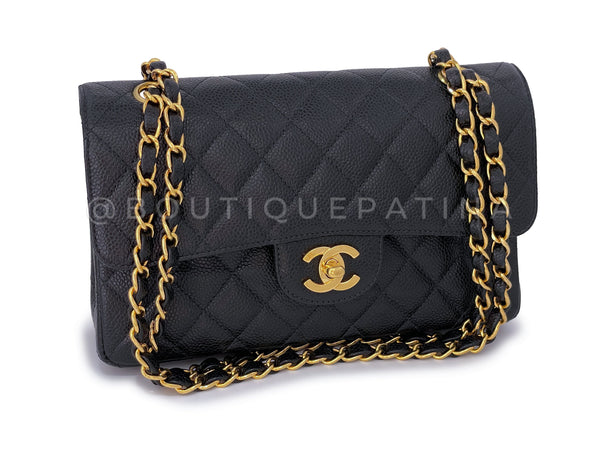 Chanel Vintage Black Large Square Flap Bag – Dina C's Fab and