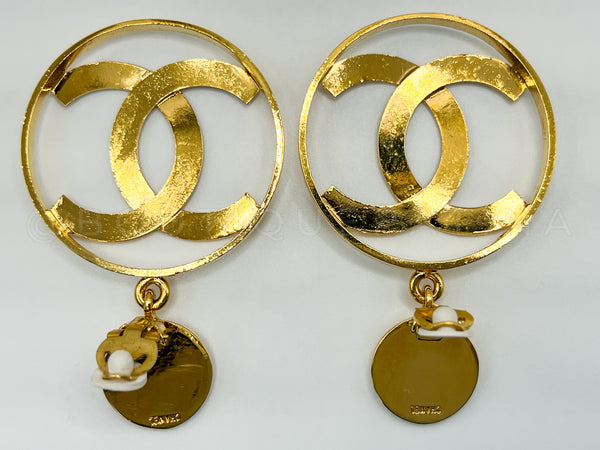 Vintage Large Chanel Earrings - 172 For Sale on 1stDibs