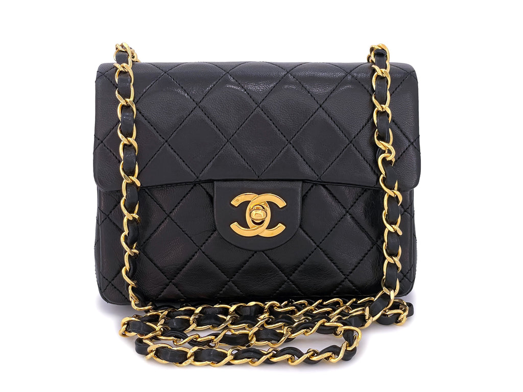 CHANEL Pre-Owned 1985-1990 Mini Square Classic Flap Shoulder Bag