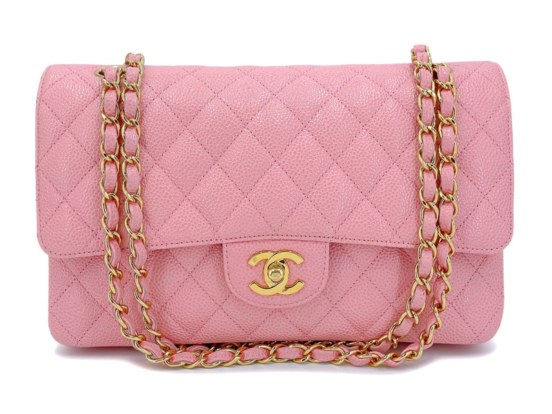 Chanel 2004 Vintage Sakura Pink Caviar Medium Classic Double Flap Bag –  Boutique Patina