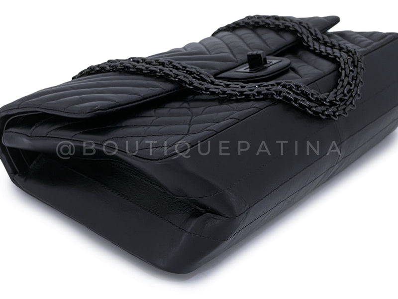 Chanel So Black Reissue 226 Medium Double Flap Bag