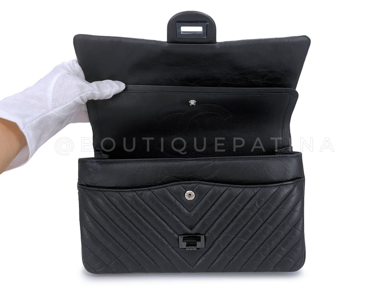 Chanel So Black Reissue 226 Medium Double Flap Bag – Boutique Patina