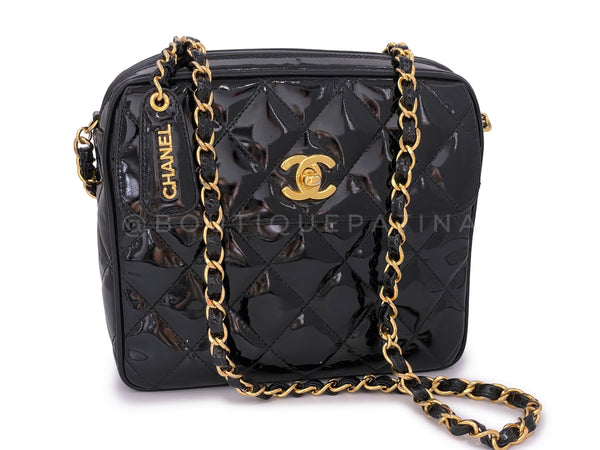Chanel 2004 Vintage Black Medium Classic Double Flap Bag 24k