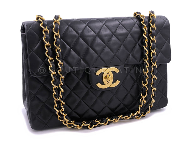 Chanel Vintage Lambskin Jumbo XL Timeless Shopping Tote – CocoVintageBags