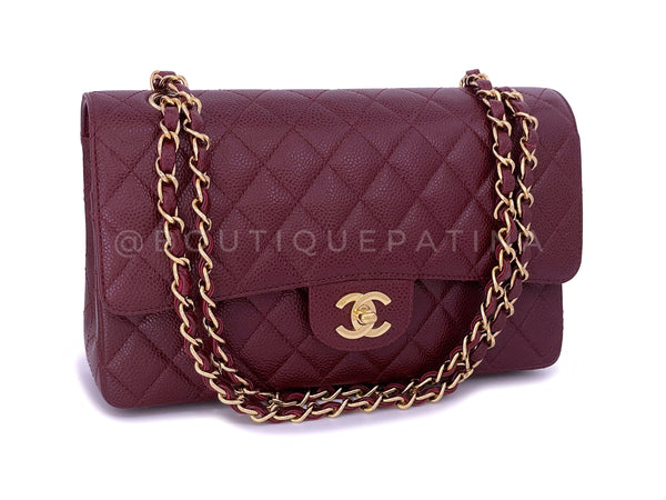 Chanel Oxblood Maroon 2.55 Reissue Classic Quilted Double Flap Bag