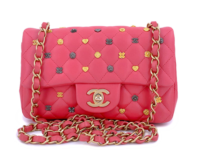 CHANEL Pre-Owned 2003 Mini Classic Flap Shoulder Bag - Pink for Women