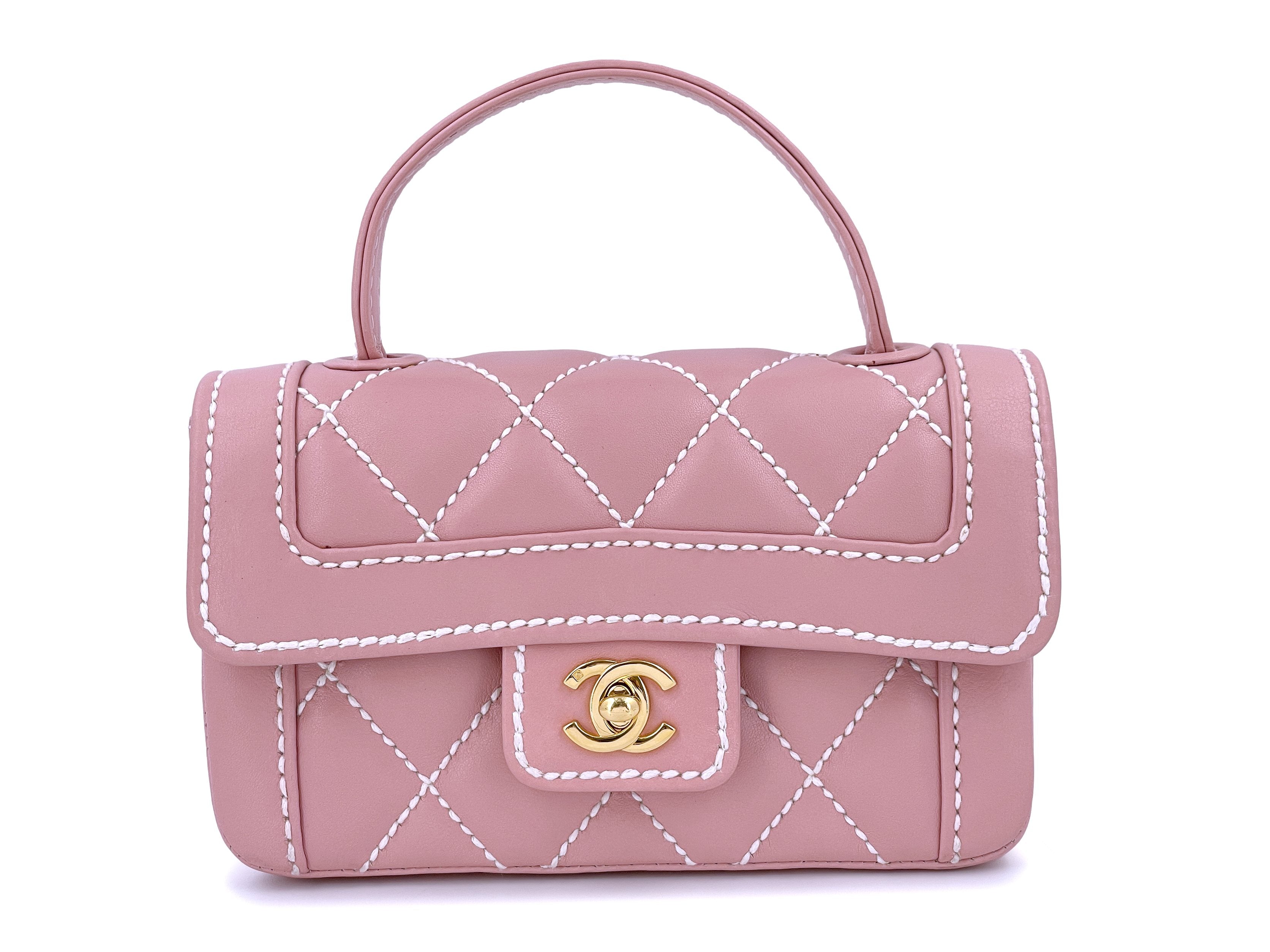 Chanel Bag Matte Alligator Cerf Tote Rose Pink Rare – Mightychic
