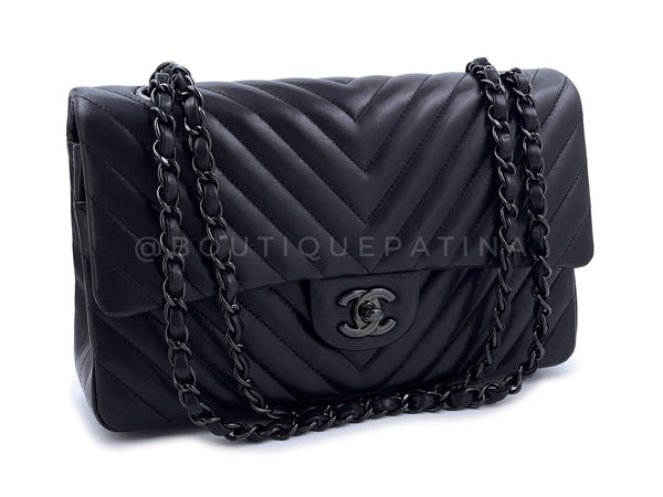 CHANEL - VTG 1996 Medium Black Top Handle Kelly Medium Flap Bag - Pate -  BougieHabit
