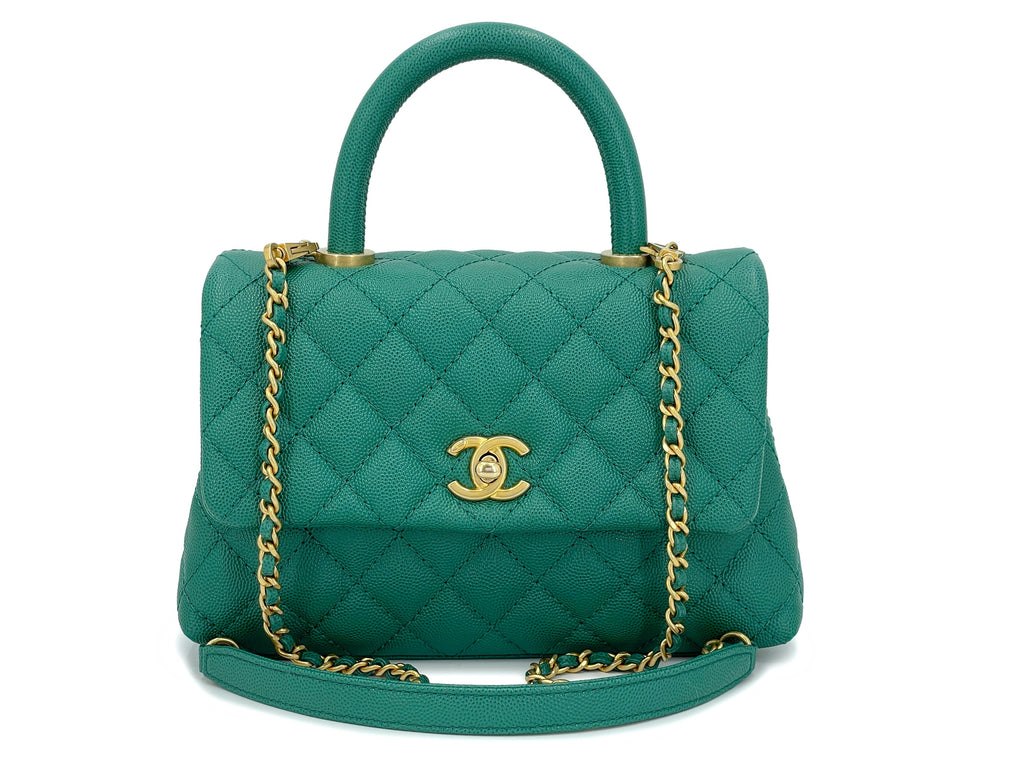 Chanel Wallet Emerald Green S18