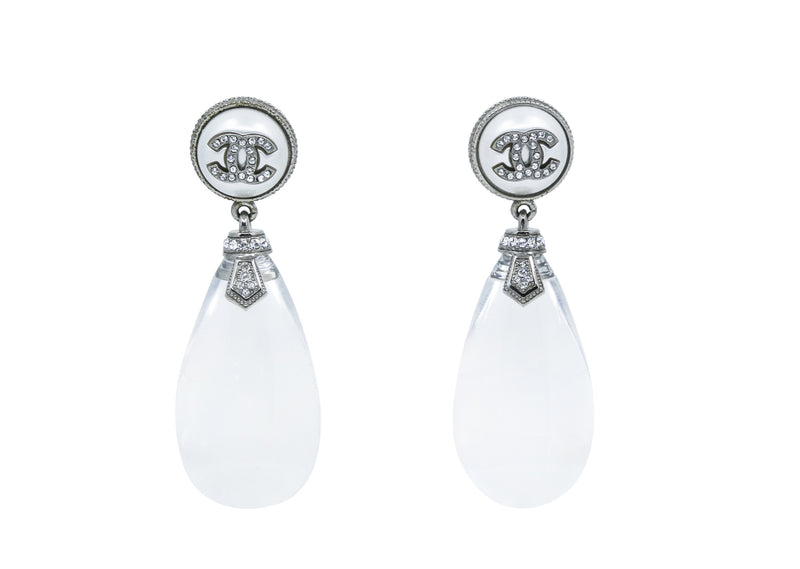 Chanel 18S Large Lucite Tear Drop Earrings RHW – Boutique Patina
