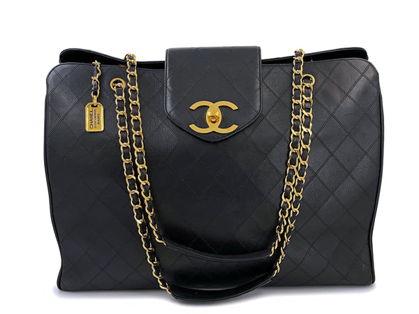 Chanel Vintage Black Caviar Classic Timeless Tote Bag 24k GHW – Boutique  Patina