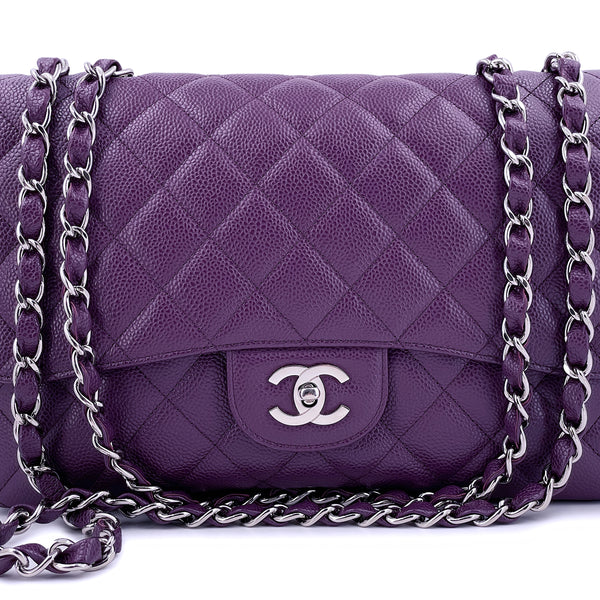 Chanel Violet Purple Caviar Medallion Shopper Tote Bag GHW – Boutique Patina