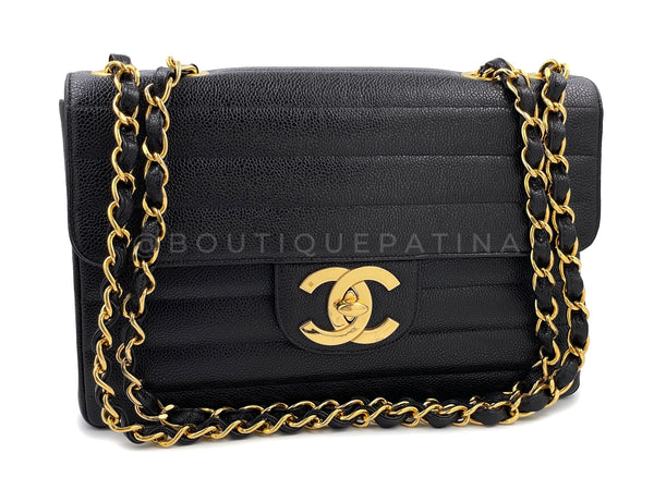 Chanel Beige Quilted Caviar Medium Classic Double Flap Gold Hardware, 2012- 2013 Available For Immediate Sale At Sotheby's