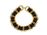 Rare Chanel Vintage Collection 26 Chunky Woven Chain Choker Necklace