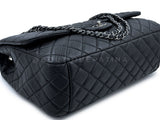 Chanel Black XL Airlines Travel Giant Flap Bag RHW