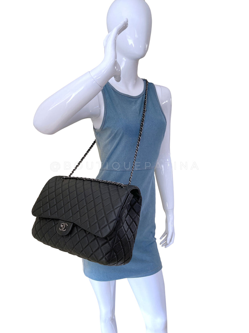 Single Flap Maxi Quilted Shoulder Bag/Travel Bag
