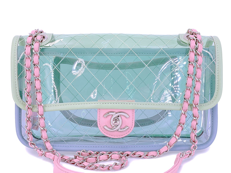 Chanel 18S Coco Splash Pastel Rainbow Medium Flap Bag