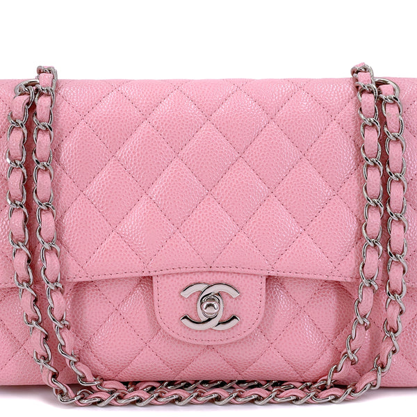 Chanel 2006 Vintage Pink Caviar Medium Classic Double Flap Bag SHW –  Boutique Patina