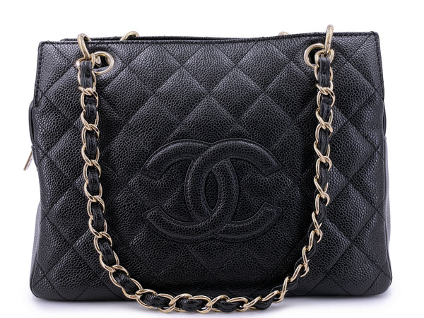 Chanel Caviar Petit Timeless Tote - Black Totes, Handbags