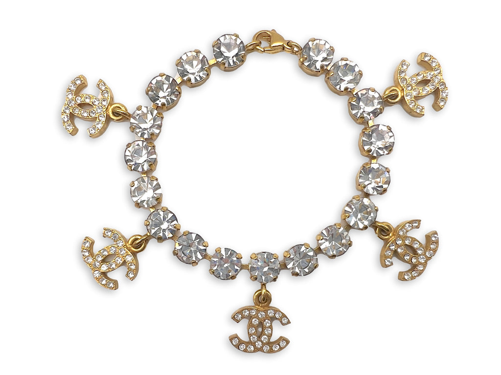 chanel pearl chain bracelet